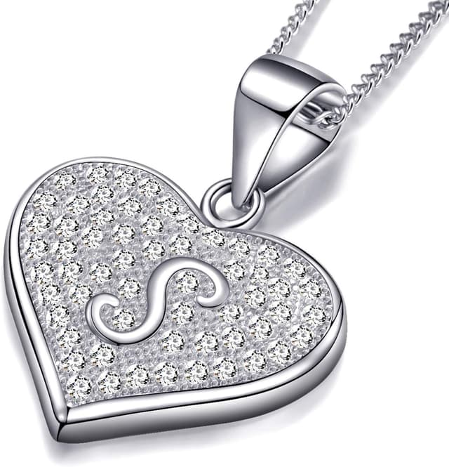 Detalle 2 de MASADA Collana argento 925 cuore con zirconi