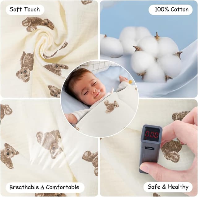 Thumbnail 4 de Aolso Breastfeeding Cover Muslin Cotton 360°