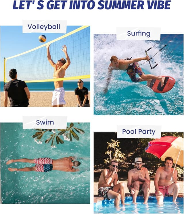 Thumbnail 4 de maamgic Mens Swim Trunks 5" Quick Dry