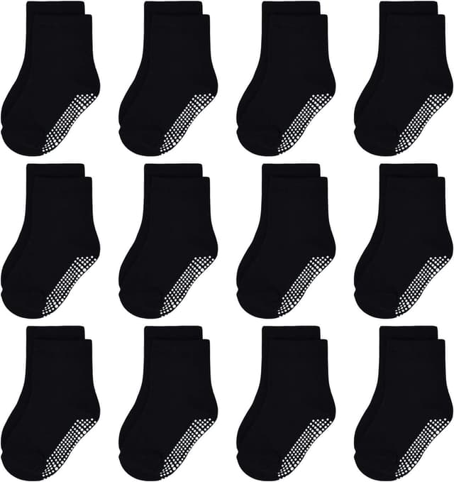 Thumbnail 6 de GRPSKCOS Rutschfeste Socken Kinder 12 Paar