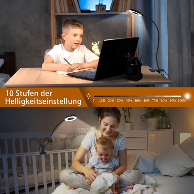 Detalle de iZELL 23 Leselampe 40 cm flexibel