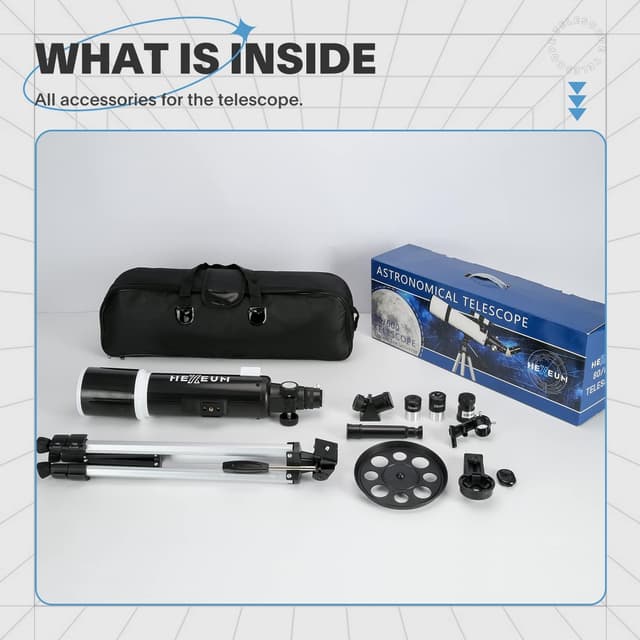 Thumbnail 6 de 80mm Aperture 600mm Telescope for Beginners