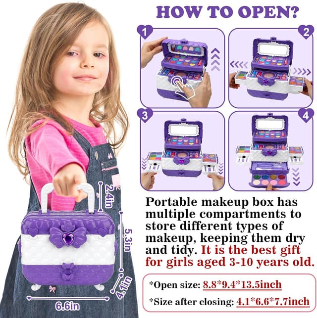 Thumbnail 5 de Maquillaje para Niñas 55 Pcs lavable