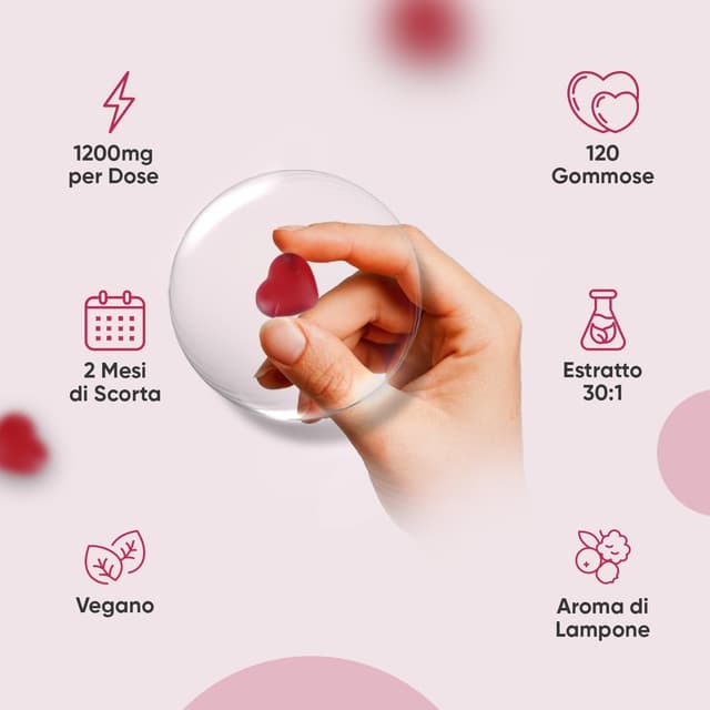 Thumbnail 5 de Ashwagandha Gommose 1200 mg 120 caramelle vegane 🍬