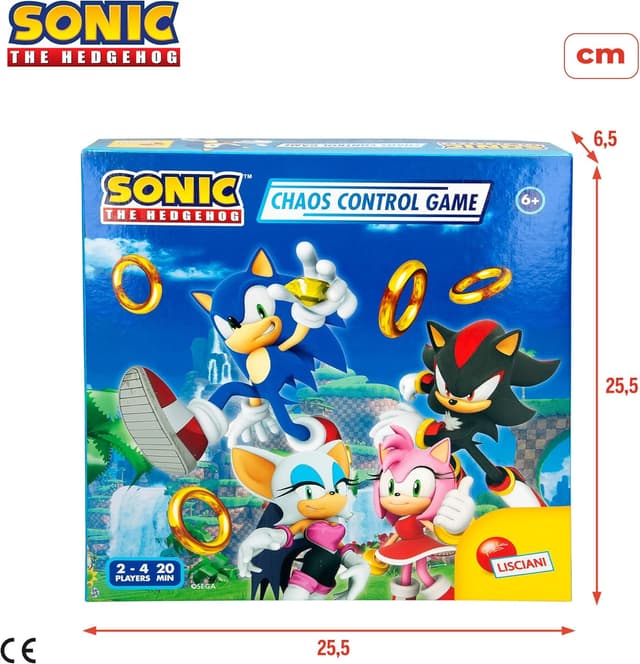 Detalle de Lisciani Sonic Chaos 🌀 Juego de mesa familiar para niños