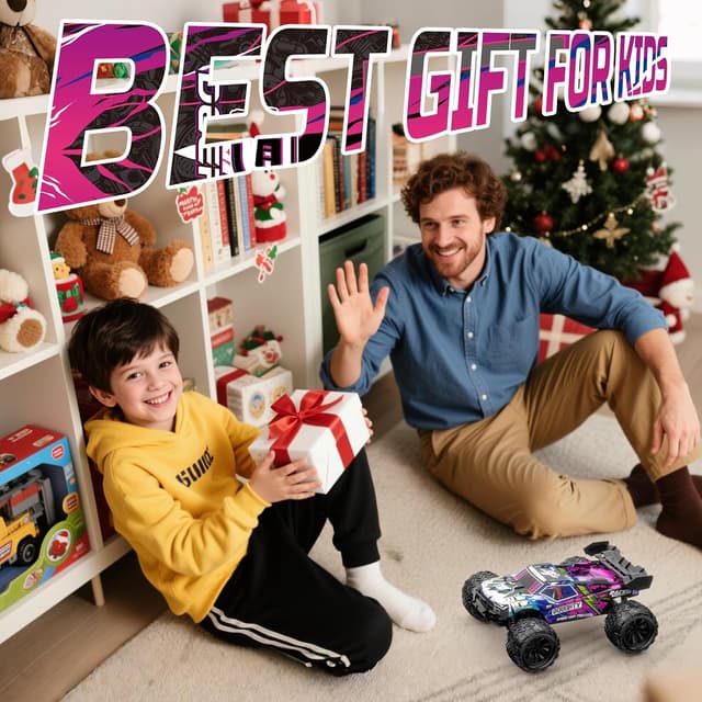 Thumbnail 6 de DEERC 1:16 4WD RC Monster Truck (Dual Motor, Dual Differential) up to 40 km/h