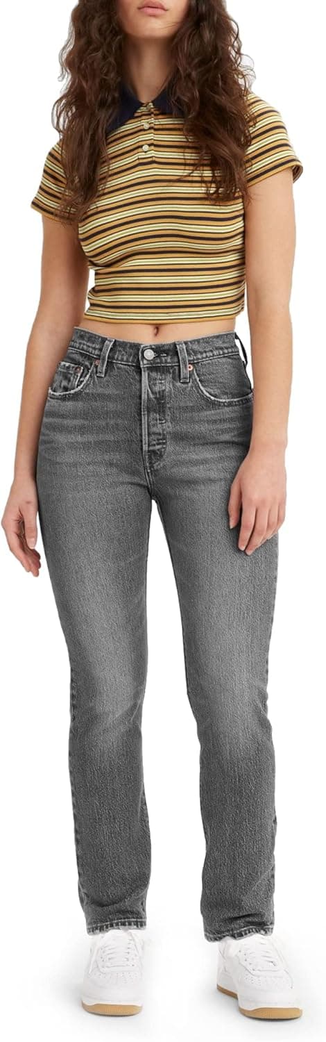 Detalle de Levi’s Damen 501 Original Jeans (Regular/Straight) mit hohem Bund