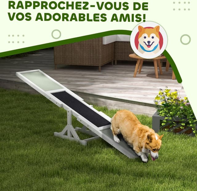 Thumbnail 4 de PawHut Agility Sport Bascule 180 cm