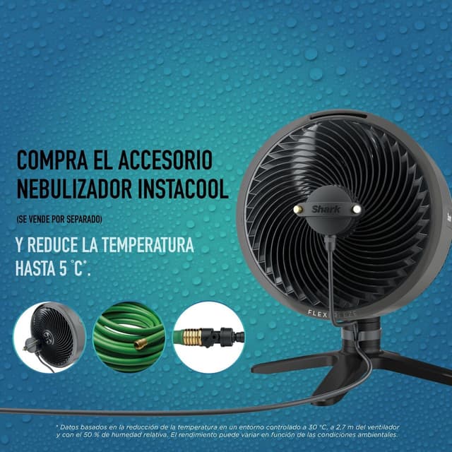 Thumbnail 9 de Shark FlexBreeze TableMate Ventilador inalámbrico, 24h autonomía, FA150EU