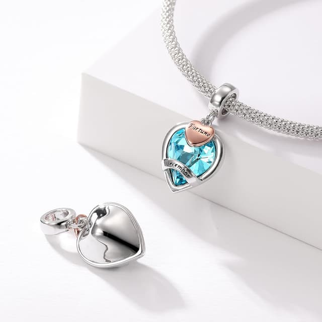 Detalle 1 de AMATOLOVE December birthstone charm 10 mm