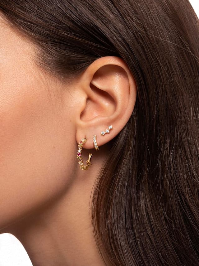 Detalle 2 de SINGULARU Cleo M aro 10.4 mm pendiente