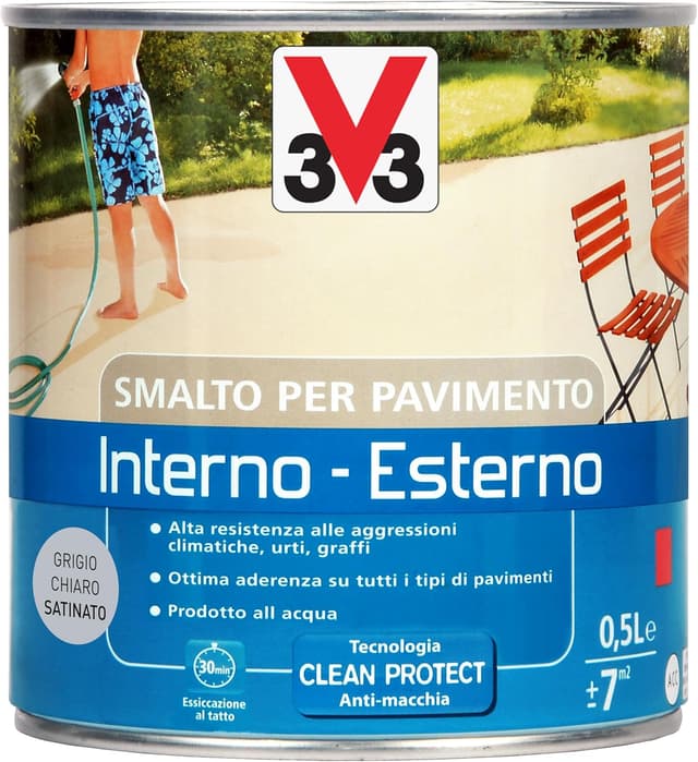 Detalle 2 de Smalto per pavimenti V33 Sabbia 0,5 L