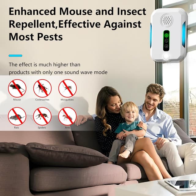 Thumbnail 2 de 4 Pack Ultrasonic Pest Repeller 1600 sq ft