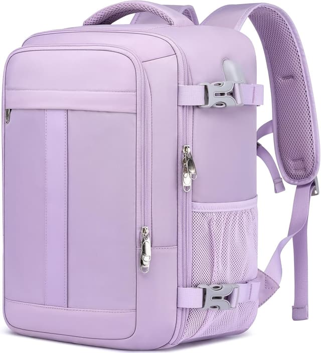 Detalle 2 de PUSLOM Ryanair cabin-size underseat backpack 40x30x20 with USB charging port (Grey)