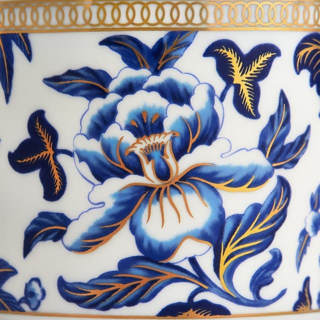 Thumbnail 3 de Wedgwood Lechera Hibiscus 22K 🎨