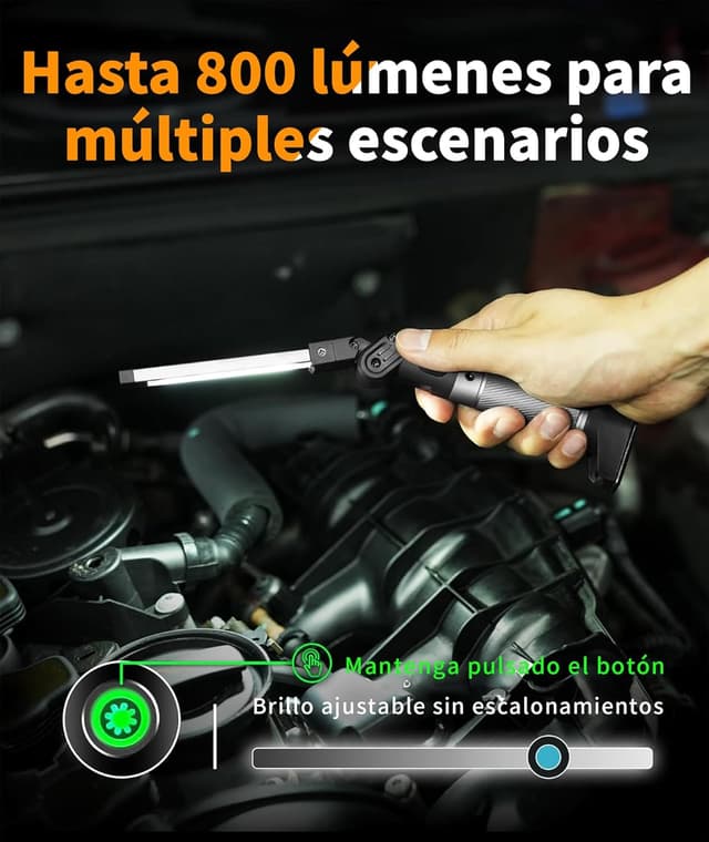 Thumbnail 1 de HOTLIGH Linterna Taller LED 800 lúmenes