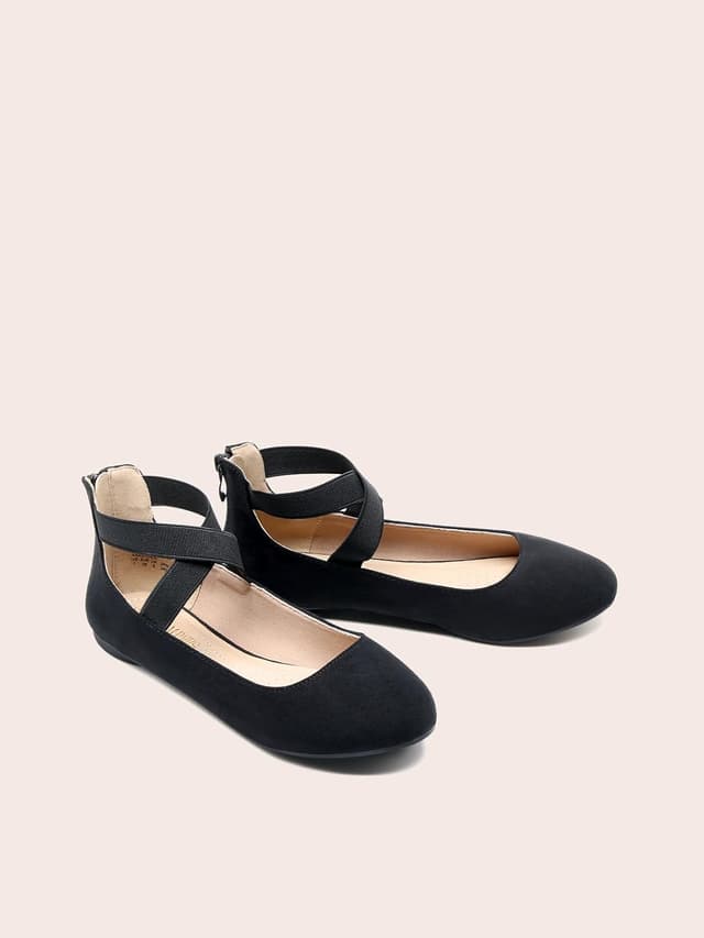 Thumbnail 5 de DREAM PAIRS Elastic Ankle Flats