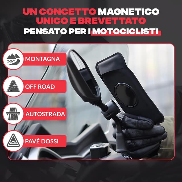 Detalle 2 de Porta smartphone da moto Shapeheart, 360°