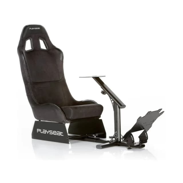 Detalle de Playseat Evolution Alcántara — asiento gaming