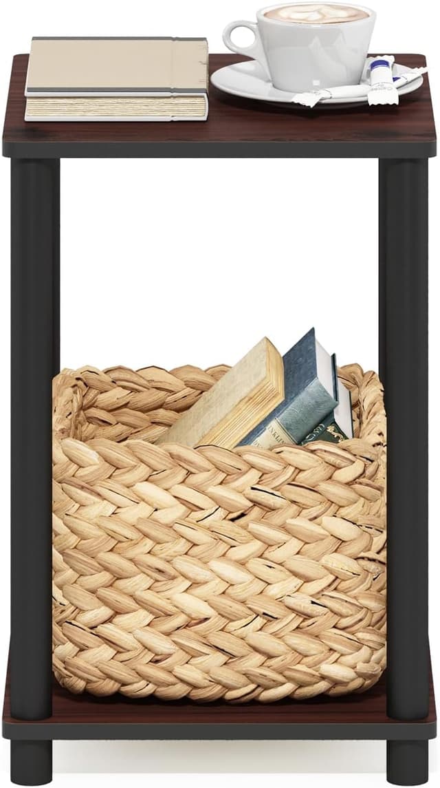 Detalle 2 de Furinno Tabelle Finali Dark Cherry tavolino