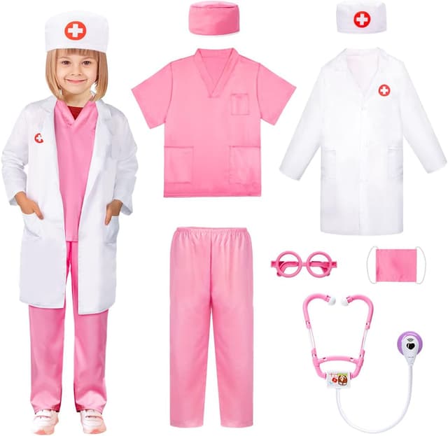 Imagen de LOYO Kids Doctor Role Play Costume en OfertitasTOP