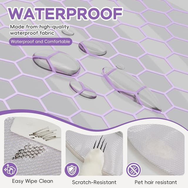 Thumbnail 2 de Supet Cat Cone Collar Soft Adjustable Purple L