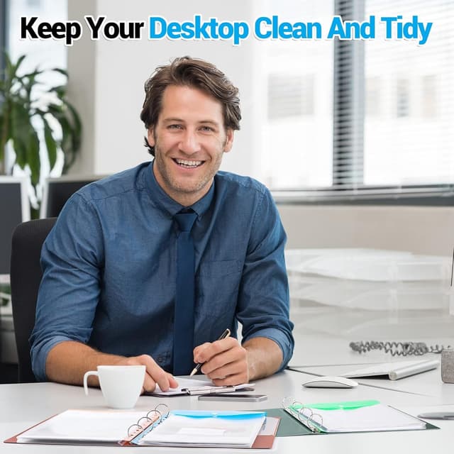 Thumbnail 5 de TOOELMON Punched Pockets A4 Wallets 12 Pack