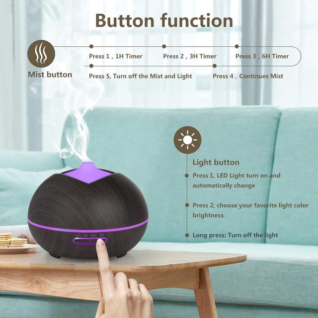 Thumbnail 4 de Bigqin Diffusore oli essenziali 500ml 🕯