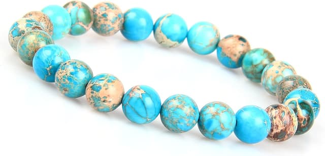 Thumbnail 6 de GD GOOD.designs Chakra Perlenarmband (8 mm) mit Naturstein aus Meeressediment & Jaspis