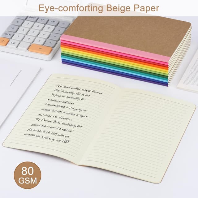 Thumbnail 4 de ZCZN A5 Notebook 12-Pack, 60 Pages