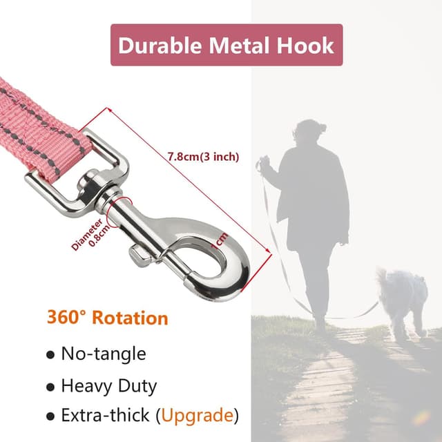 Detalle 2 de Petiry Training Lead 3m reflective long line leash