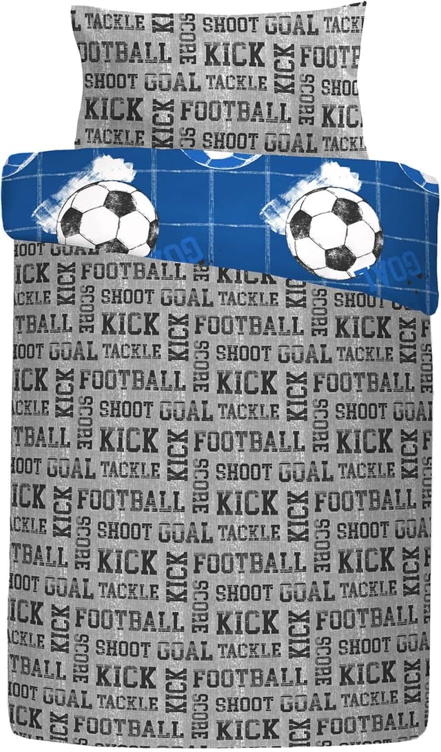 Detalle 2 de Bedlam Juego de Algodón Azul Individual 135x200 cm