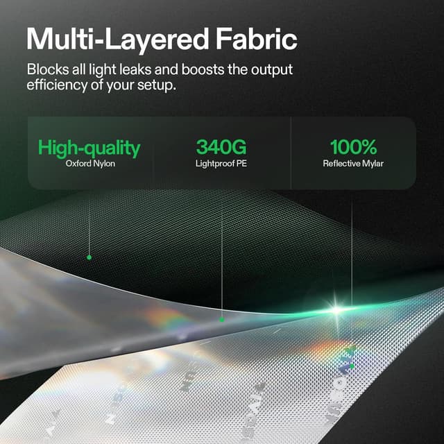 Thumbnail 2 de VIVOSUN S425 Tienda de cultivo 48×24×60