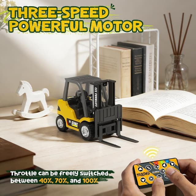 Detalle 2 de YESHIN Mini RC Gabelstapler Spielzeug