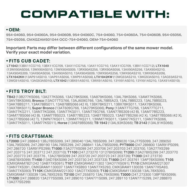 Detalle de UDC 954-04060C deck belt, 96.50 in