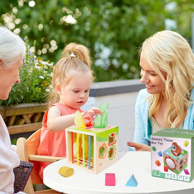 Thumbnail 6 de LZDMY Montessori Tücherbox 12-in-1 Würfel