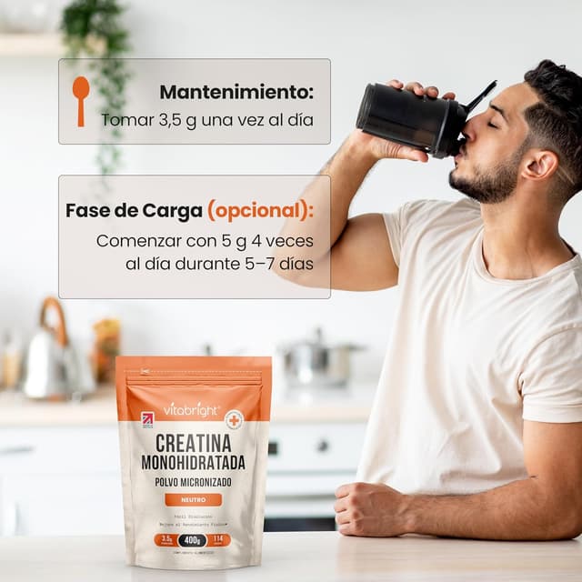 Thumbnail 3 de Vitabright Creatina Monohidratada polvo 400 g