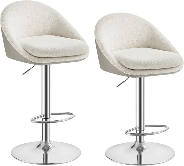 Detalle de VASAGLE LJB110W01 sgabelli da bar 5 cm 💺