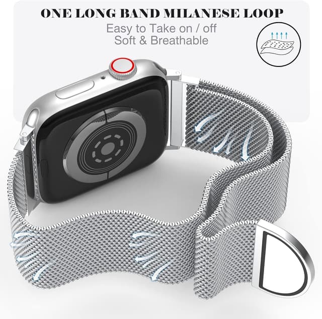 Detalle 2 de ORRLBB Magnetic Apple Watch strap 49mm