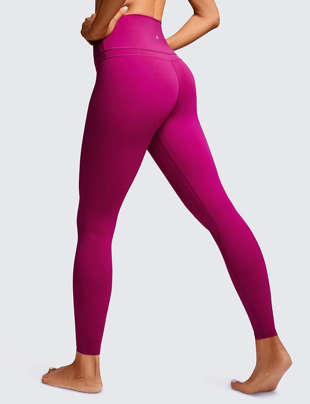 Detalle 2 de CRZ YOGA Naked Feeling : legging femme taille haute pour yoga chaud et Pilates (64 cm)