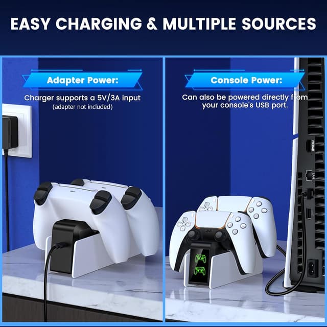 Detalle 2 de PS5 Charging Station 2H fast dock