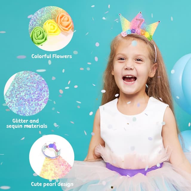 Thumbnail 2 de Leixi Headband & Glitter Sash Set