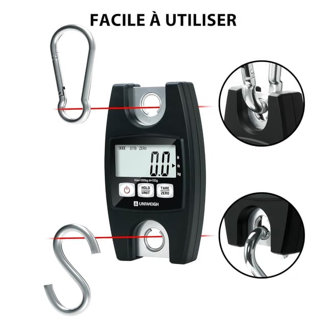 Thumbnail 3 de UNIWEIGH Balance suspendue 660lb/300kg