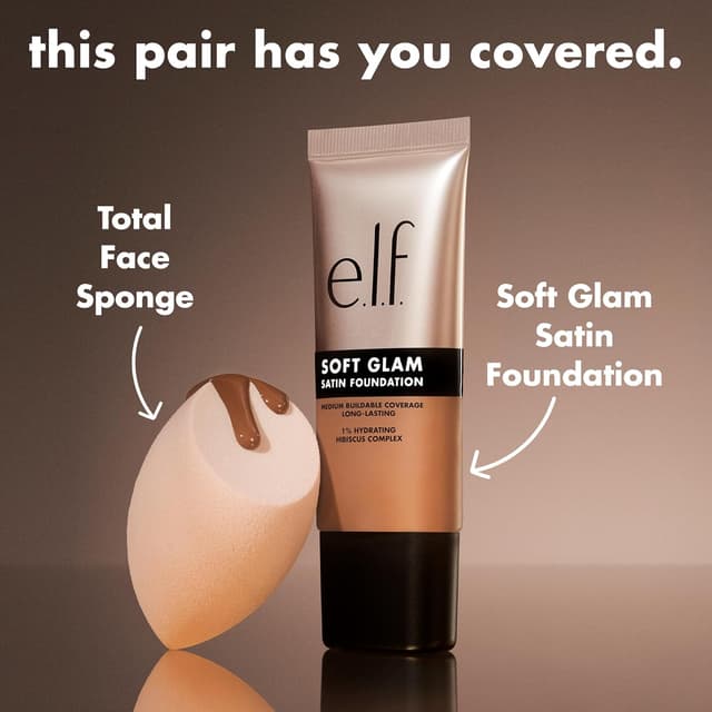 Thumbnail 3 de e.l.f. Fond de teint Soft Glam bronzage chaud 40
