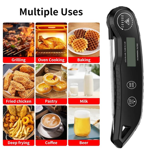 Thumbnail 5 de DOQAUS 3S Instant Read Thermometer 12cm probe 🌡