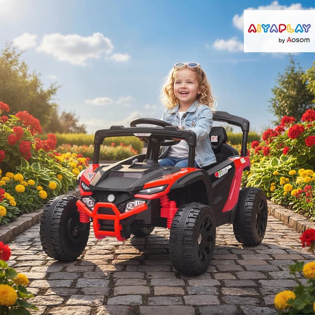 Detalle 2 de AIYAPLAY Coche Eléctrico 12V para niños