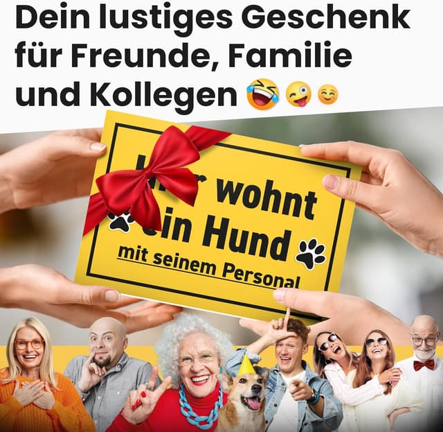 Thumbnail 2 de DankeDir! Schild Hund Personal 30 x 20 cm