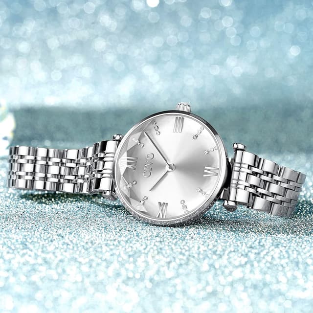 Detalle 2 de CIVO Damenuhr Sternenhimmel 3 ATM wasserdicht