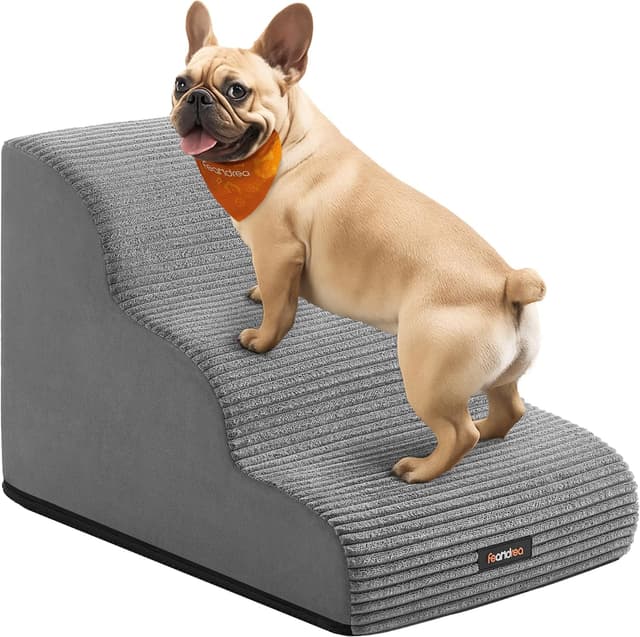 Imagen de Feandrea Escalera para Perros de 3 Peldaños 43 cm en OfertitasTOP