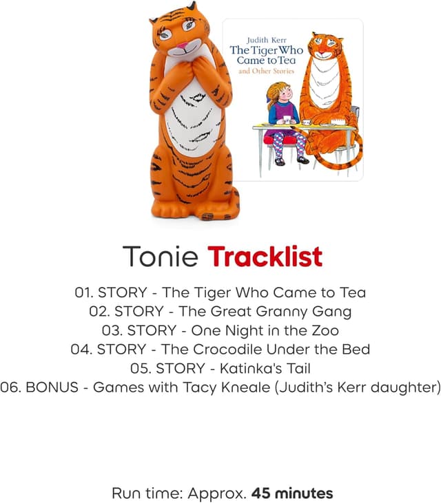 Detalle de tonies The Tiger Who Came to Tea audio, 45 mins